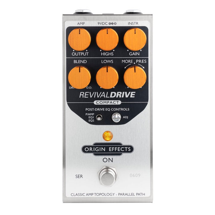 Origin Effects | RevivalDRIVE Compact | Amp in a Box Overdrive Pedal (OEX - 0001 - 00) - Gsus4
