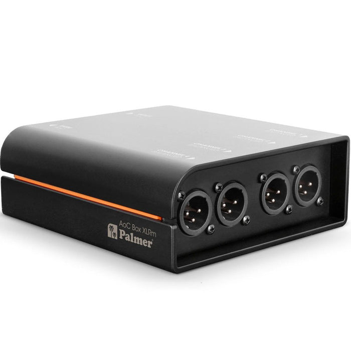 Palmer | AOCBXLRM | AoC Box XLRm | Audio Over CAT Box | From Ethercon To 4 XLR Male (PAL - PAOCBXLRM) - Gsus4