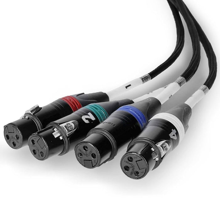 Palmer | AOCLXLRF | AoC Loom XLRf | Audio Over CAT Loom | From Ethercon To 4 XLR Female (PAL - PAOCLXLRF) - Gsus4