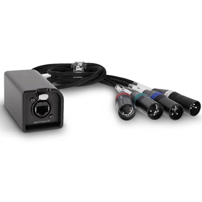 Palmer | AOCLXLRM | AoC Loom XLRm | Audio Over CAT Loom | From Ethercon To 4 XLR Male (PAL - PAOCLXLRM) - Gsus4