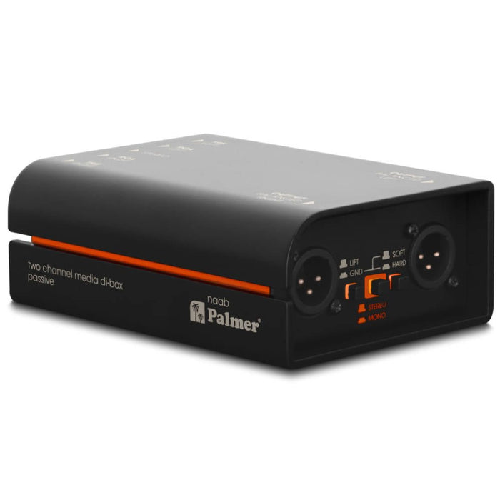 Palmer | NAAB | Stereo Media DI Box | w/ Dual 3.5mm & 1/4" TS input | RIVER Series (PAL - PNAAB) - Gsus4