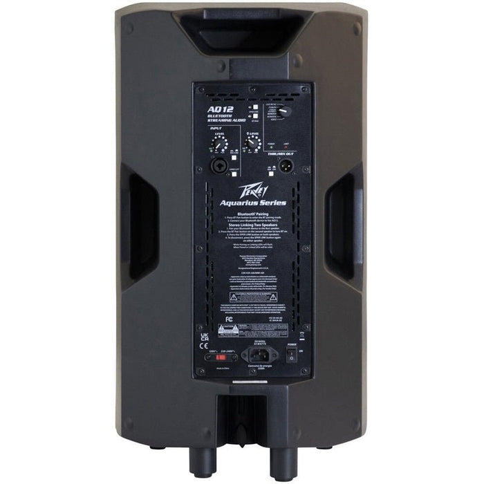 Peavey Aquarius Series "AQ12" Powered 1000W, Bi-Amped, 12" Loudspeaker with Bluetooth (PVAQ112) - Gsus4