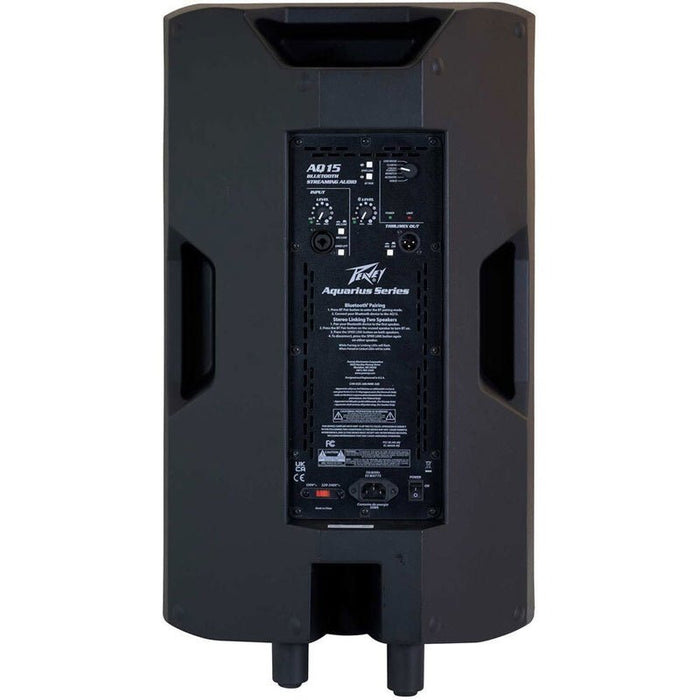 Peavey Aquarius Series "AQ15" Powered 1000W, Bi-Amped, 15" Loudspeaker with Bluetooth (PVAQ115) - Gsus4