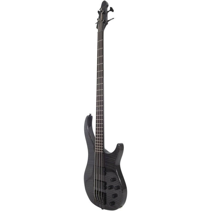 Peavey Cirrus Series 4-String Bass Guitar in Flame Maple Transparent Black (PVCIRRUS4FMTB) - Gsus4