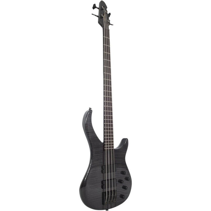 Peavey Cirrus Series 4-String Bass Guitar in Flame Maple Transparent Black (PVCIRRUS4FMTB) - Gsus4