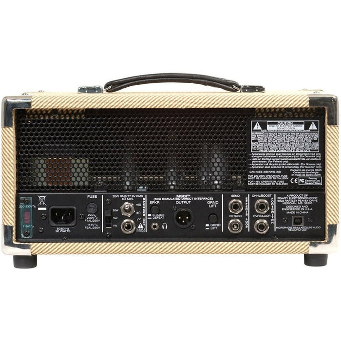 Peavey Classic Series "Classic 20MH" Mini Guitar Amplifier Head 20-Watt (PVCLASSIC20H) - Gsus4