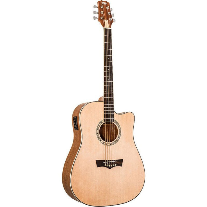 Peavey DW2 Delta Woods Series Dreadnought AC/EL Guitar with Cutaway (PVDW2SCE) - Gsus4