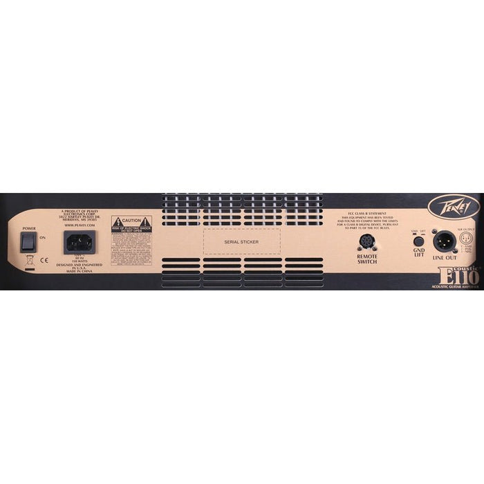 Peavey Ecoustic Series 100-Watt, 1 x 10" Acoustic Amp Combo with Foot Controller (PVE110) - Gsus4