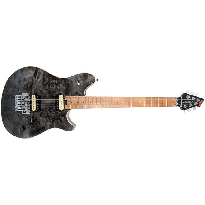 Peavey HP-2 Series Electric Guitar in Poplar Burl Transparent Black Finish (PVHP2TRBLK) - Gsus4