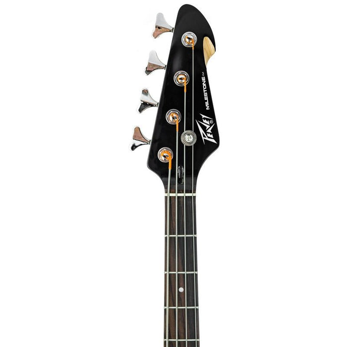 Peavey Milestone Series 4 String Bass Guitar in Black (PVMILEST4BLK) - Gsus4