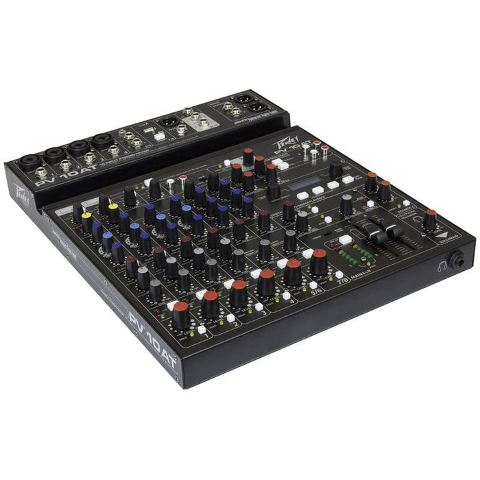 Peavey PV Series "PV-10AT" Compact 10-Channel Mixer with Bluetooth & Antares Auto-Tune (PV10AT) - Gsus4