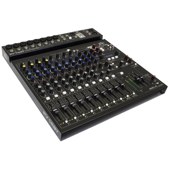 Peavey PV Series "PV-14BT" Compact 14-Channel Mixer with Bluetooth (PV14BT) - Gsus4