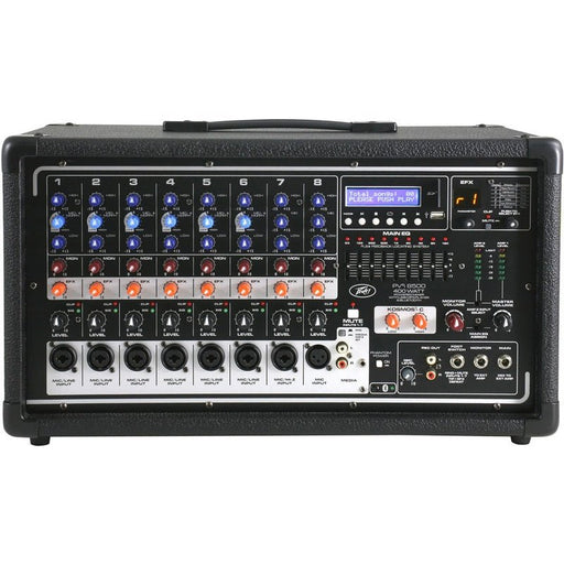 Peavey PVi Series 400-Watt, 8-Channel Mixer Amplifier with SD Card/USB MP3/Bluetooth Player (PVI8500) - Gsus4