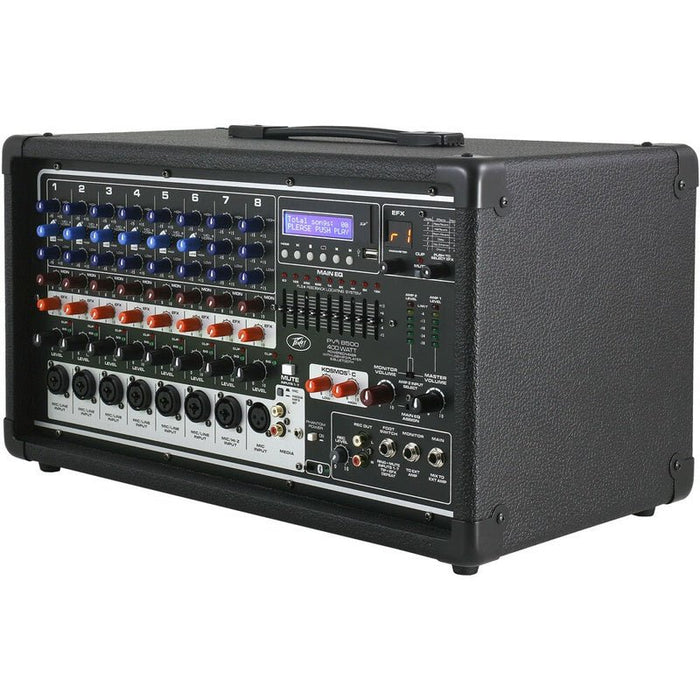 Peavey PVi Series 400-Watt, 8-Channel Mixer Amplifier with SD Card/USB MP3/Bluetooth Player (PVI8500) - Gsus4