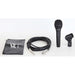 Peavey PVi2 Dynamic Cardioid Microphone in Black with XLR-QTR Cable (PVI214) - Gsus4