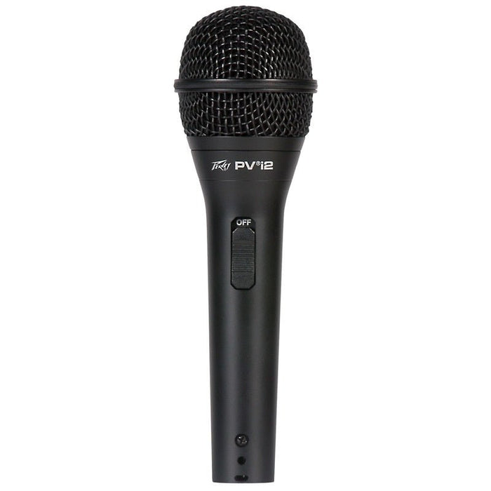 Peavey PVi2 Dynamic Cardioid Microphone in Black with XLR-QTR Cable (PVI214) - Gsus4