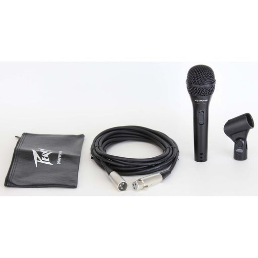 Peavey PVi2 Dynamic Cardioid Microphone in Black with XLR-XLR Cable (PVI2XLR) - Gsus4