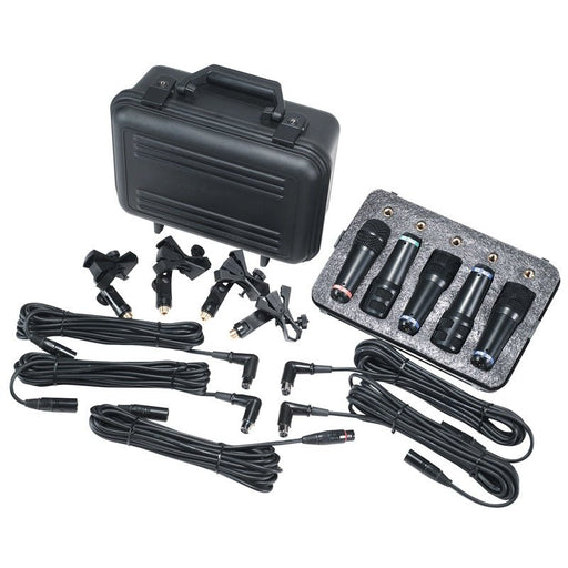 Peavey PVM DMS-5 Drum Microphone System with Mounts, Cables & Carry Case (PVDMS5) - Gsus4