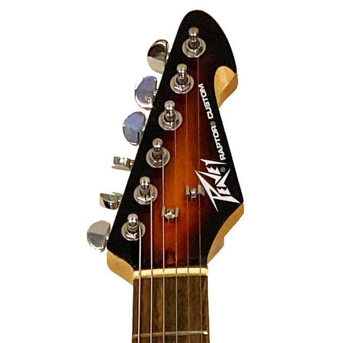Peavey Raptor Custom Series Electric Guitar in Sunburst (3SC) (PVRAPCUSSB) - Gsus4