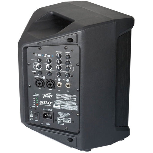 Peavey Solo Portable Battery Powered PA System, 4-Channel, 90 Watts (PVSOLOPORTPA) - Gsus4