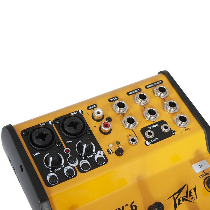 Peavey Unity Series "UNITY-6" Digital 6-Channel Mixer with Bluetooth (PVUNITY6DM) - Gsus4