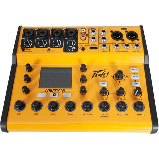 Peavey Unity Series "UNITY-8" Digital 8-Channel Mixer with Bluetooth (PVUNITY8DM) - Gsus4