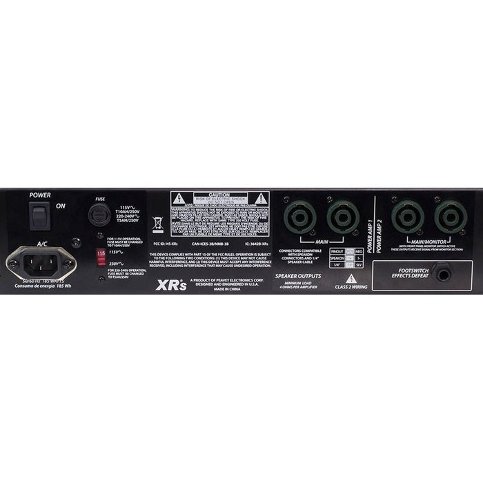 Peavey XR Series "XR-S" Portable 8-Channel, 1500 Watt Powered Mixer (PVXRS) - Gsus4