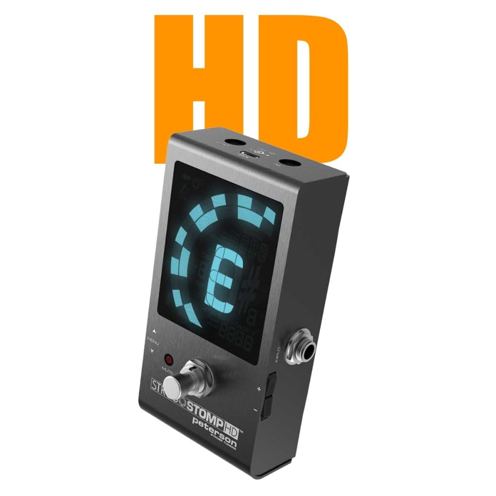 Peterson | StroboStomp HD Compact | Pedal Strobe Tuner - Gsus4