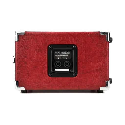 Phil Jones Bass | PIRANHA COMPACT C2 | 200W 2 x 5" Bass Speaker Cabinet | Red (PJB - COMPACT 2 RED) - Gsus4