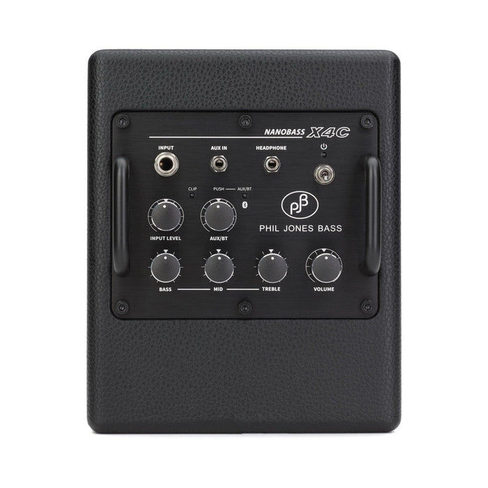 Phil Jones Bass | X4C NANOBASS | 35W 1 x 4" Multi - instrument Combo Amp | w/ DSP & Bluetooth Audio | Black (PJB - NANOBASS BLK) - Gsus4