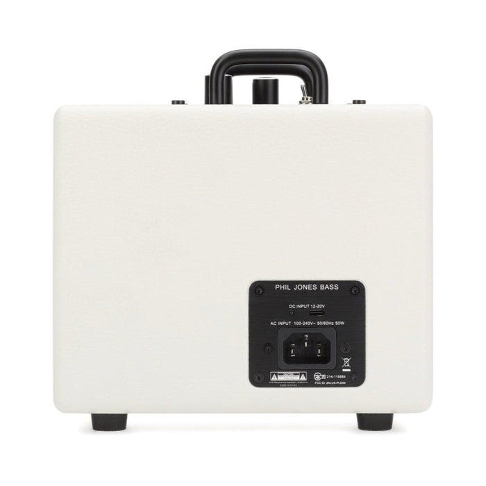 Phil Jones Bass | X4C NANOBASS | 35W 1 x 4" Multi - instrument Combo Amp | w/ DSP & Bluetooth Audio | White (PJB - NANOBASS WHT) - Gsus4