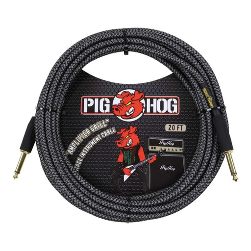 PIG HOG | Amp Grill | Woven Instrument Cable | 20Ft / 6M (PCH20AG) - Gsus4
