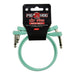 Pig Hog Lil' Pigs Low Profile PHLSK1SG 1' Seafoam Green Patch Cables (2 Pack) (PHLSK1SG) - Gsus4