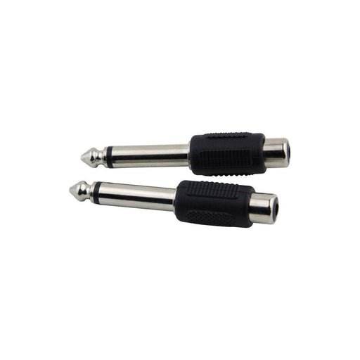 Pig Hog PA - RF14M RCA(F) - 1/4″(M) Mono Adapter, 2pk (PA-RF14M) - Gsus4