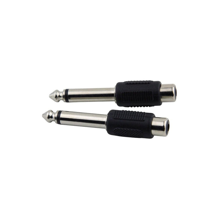 Pig Hog PA - RF14M RCA(F) - 1/4″(M) Mono Adapter, 2pk (PA-RF14M) - Gsus4