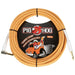 Pig Hog PCH102OC 10ft Straight/Straight Braided Instrument Cable in Orange Creme (PCH102OC) - Gsus4