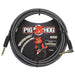 Pig Hog PCH10AGR 10ft Straight/Right Angle Braided Instrument Cable in Amplifier Grill Grey (PCH10AGR) - Gsus4