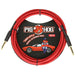 Pig Hog PCH10CA 10ft Straight/Straight Braided Instrument Cable in Candy Apple Red (PCH10CA) - Gsus4