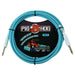 Pig Hog PCH10DB 10ft Straight/Straight Braided Instrument Cable in Daphne Blue (PCH10DB) - Gsus4