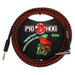 Pig Hog PCH10PLR 10ft Straight/Right Angle Braided Instrument Cable in Tartan Plaid (PCH10PLR) - Gsus4