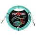 Pig Hog PCH10SG 10ft Straight/Straight Braided Instrument Cable in Seafoam Green (PCH10SG) - Gsus4