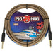 Pig Hog PCH10TBR 10ft Straight/Straight Braided Instrument Cable in Tuscan Brown (PCH10TBR) - Gsus4