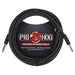 Pig Hog PCH20BK 20ft Straight/Straight Braided Instrument Cable in Black (PCH20BK) - Gsus4
