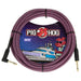Pig Hog PCH20RPPR 20ft Straight/Right Angle Braided Instrument Cable in Riviera Purple (PCH20RPPR) - Gsus4
