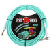 Pig Hog PCH20SGR 20ft Straight/Right Angle Braided Instrument in Seafoam Green (PCH20SGR) - Gsus4