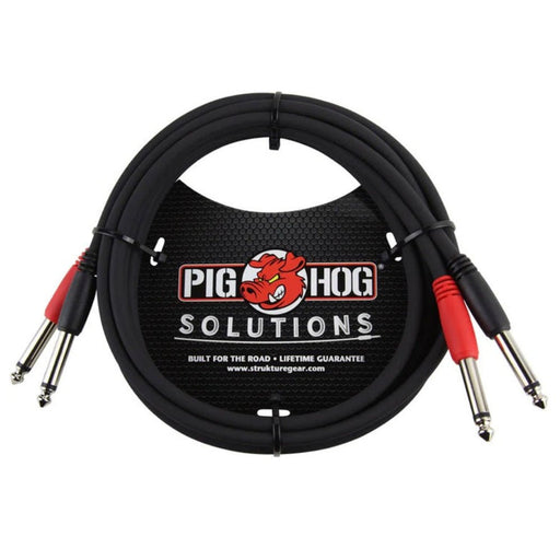 Pig Hog PD - 21406 6ft 1/4″ - 1/4″ Dual Cable (PD-21406) - Gsus4