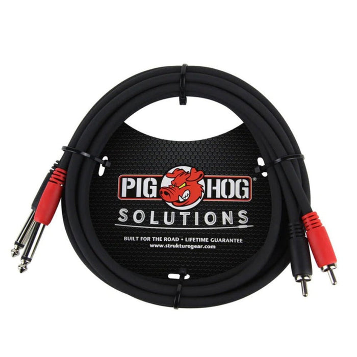 Pig Hog PD - R1406 6ft RCA - 1/4″ Dual Cable (PD-R1406) - Gsus4