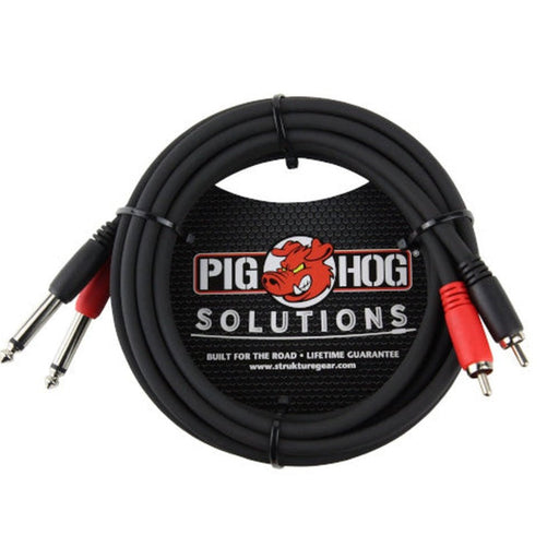 Pig Hog PD - R1410 10ft RCA - 1/4″ Dual Cable (PD-R1410) - Gsus4