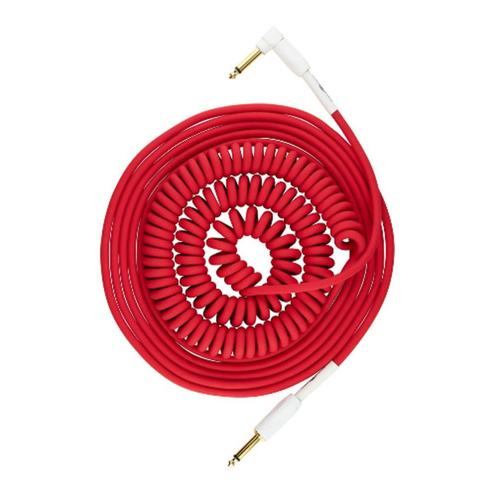 Pig Hog PHCC30CA “Half Coil” Instrument Cable, 30 ft, Candy Apple Red (PHCC30CA) - Gsus4