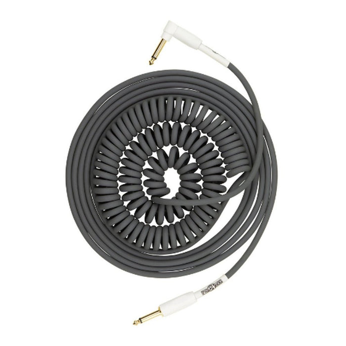 Pig Hog PHCC30GR “Half Coil” Instrument Cable, 30 ft, Grey (PHCC30GR) - Gsus4